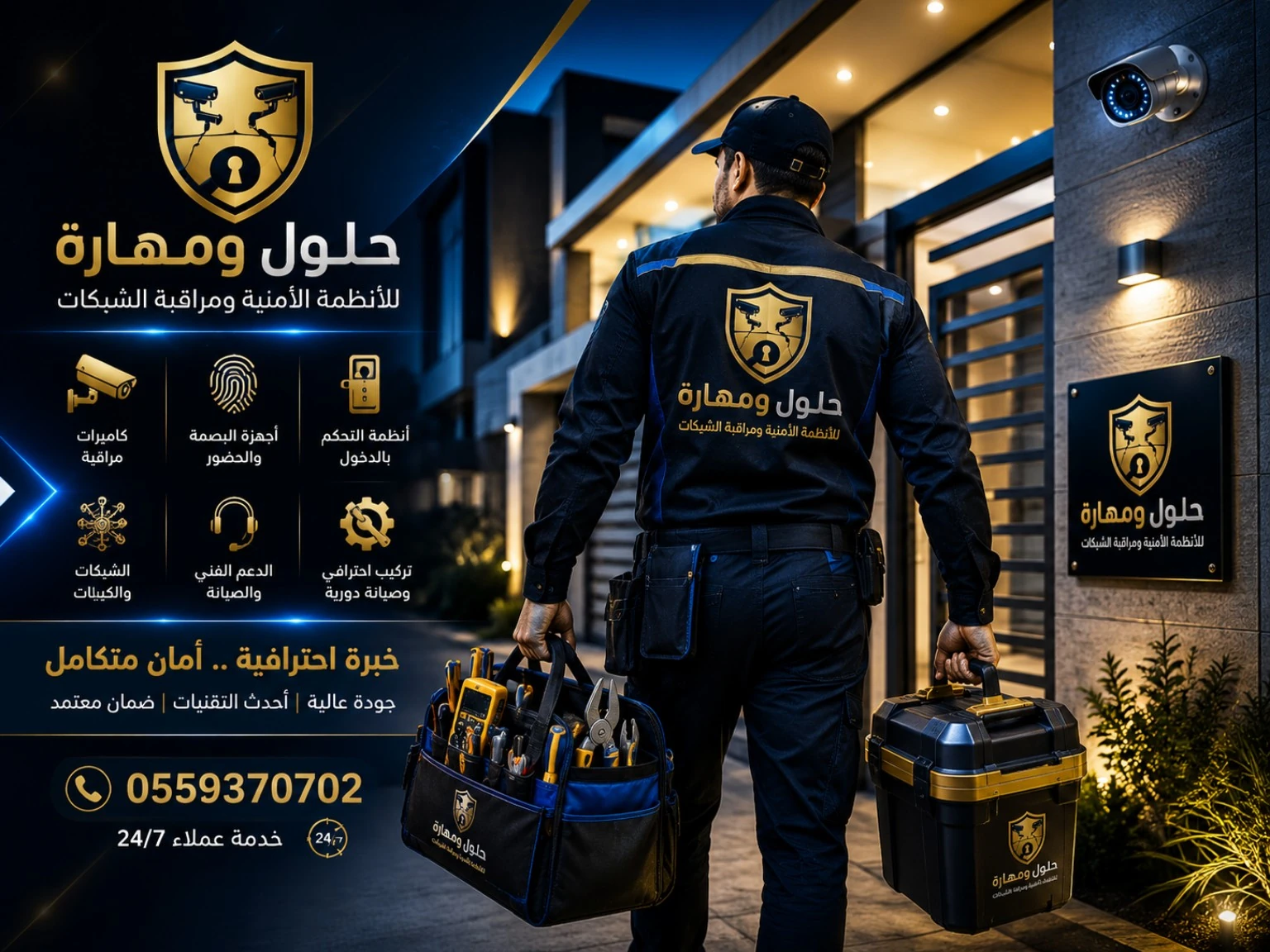 خدمات تركيب وصيانة كاميرات المراقبة في الرياض